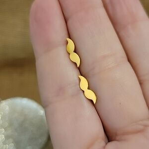 MOUSTACHE STUD EARRINGS